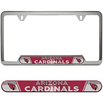 Logo Brands Arizona Cardinals Embossed License Plate Frame