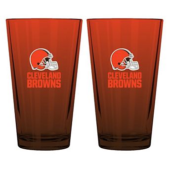 The Memory Company Cleveland Browns Two-Pack 16oz. Ombre Pint Glass Set