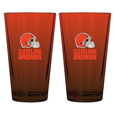 The Memory Company Cleveland Browns Two-Pack 16oz. Ombre Pint Glass Set