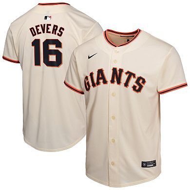 Youth Nike Rafael Devers Cream San Francisco Giants Home Player Game Jersey