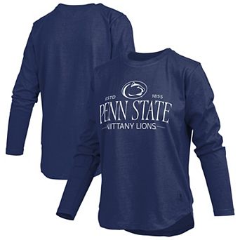 Women's Pressbox Navy Penn State Nittany Lions Silveron Long Sleeve T-Shirt