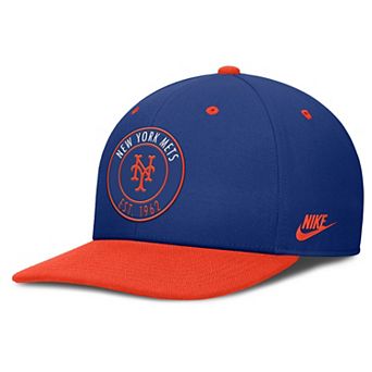 Men's Nike Royal/Orange New York Mets Cooperstown Collection Pro Dri-FIT Snapback Hat