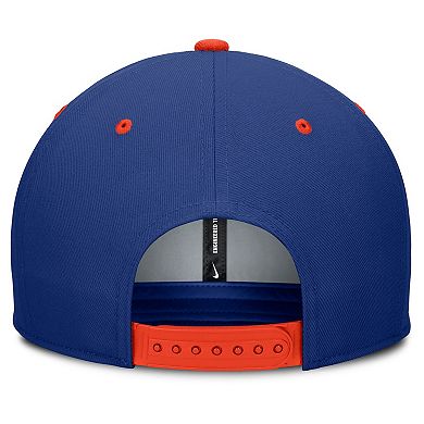 Men's Nike Royal/Orange New York Mets Cooperstown Collection Pro Dri-FIT Snapback Hat