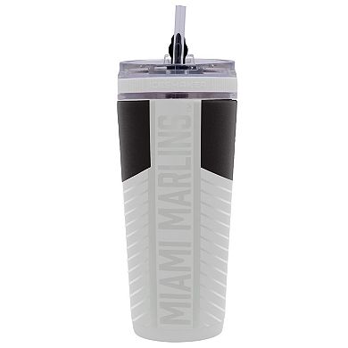 WinCraft Miami Marlins 26oz 4D Flex Ice Shaker Bottle