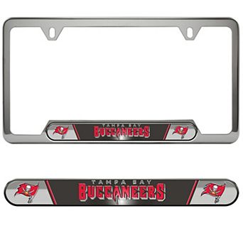 Logo Brands Tampa Bay Buccaneers Embossed License Plate Frame