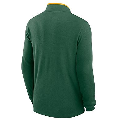 Men's Nike Green Baylor Bears Basketball Victory Dri-FIT Half-Zip Pullover
