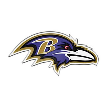 Logo Brands Baltimore Ravens Embossed Color Auto Emblem