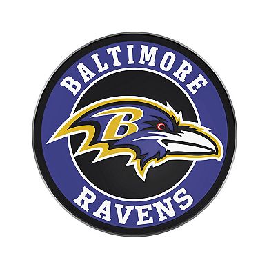 Logo Brands Baltimore Ravens Embossed Color Auto Emblem