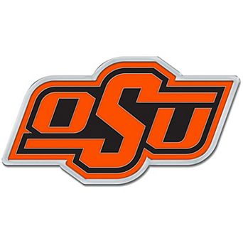 WinCraft Oklahoma State Cowboys Colored Chrome Auto Emblem