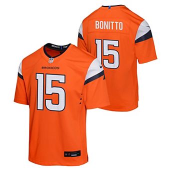 Youth Nike Nik Bonitto Orange Denver Broncos Alternate Game Jersey