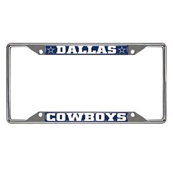 Dallas Cowboys Chrome License Plate Frame