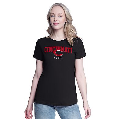 Women's G-III 4Her by Carl Banks Red/Black Cincinnati Reds Two T-Shirt Combo Pack