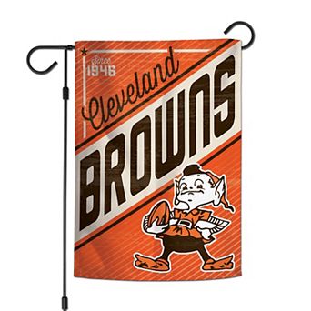 "WinCraft Cleveland Browns 12"" x 18"" Throwback Logo Double-Sided Garden Flag"