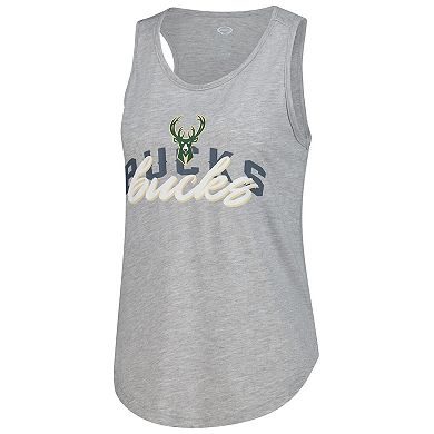 Women's Concepts Sport Hunter Green Milwaukee Bucks Regulate Tank & Pant Set
