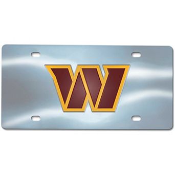 Logo Brands Washington Commanders Diecast License Plate