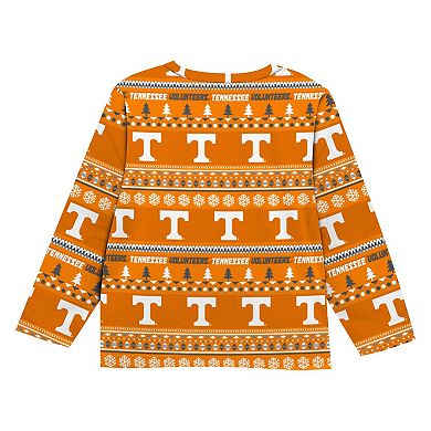 Youth Outerstuff Tennessee Orange Tennessee Volunteers Ugly Sweater Pajama Set