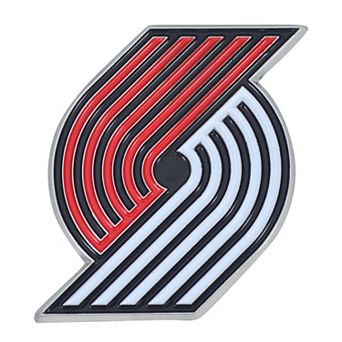 Logo Brands Portland Trail Blazers Embossed Color Auto Emblem