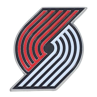Logo Brands Portland Trail Blazers Embossed Color Auto Emblem