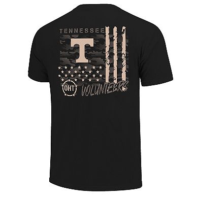 Men's Black Tennessee Volunteers Comfort Colors OHT Camo Overlay T-Shirt