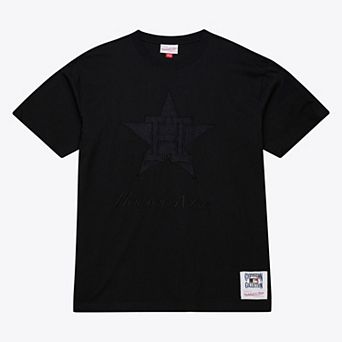 Men Mitchell & Ness Black Houston Astros Cooperstown Collection Phantom T-Shirt