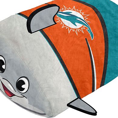 Pegasus Miami Dolphins Stackable Plushie Mascot Pillow