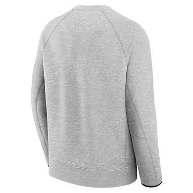 Men's Nike Heather Gray Tennessee Volunteers Tech Fleece Raglan Sweatshirt