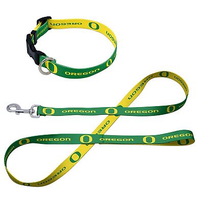 WinCraft Oregon Ducks Pet Leash and Collar Set