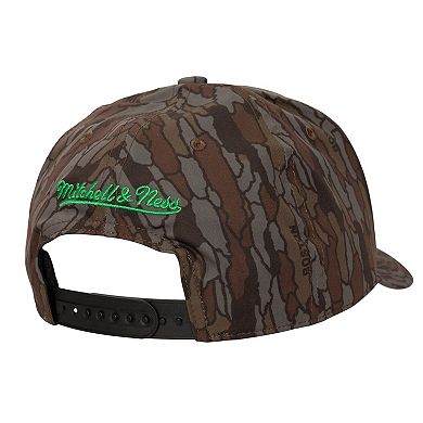 Men's Mitchell & Ness Camo Boston Celtics Hidden Pro-Crown Adjustable Hat