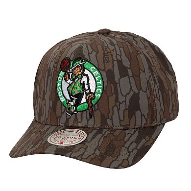 Men's Mitchell & Ness Camo Boston Celtics Hidden Pro-Crown Adjustable Hat
