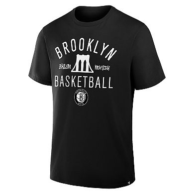 Men's Fanatics Black Brooklyn Nets Hometown Local T-Shirt