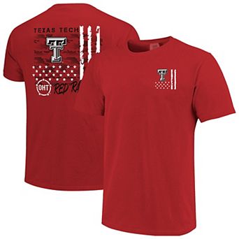 Men's Red Texas Tech Red Raiders Comfort Colors OHT Camo Overlay T-Shirt