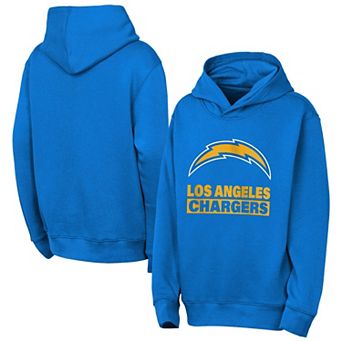 Youth Outerstuff Powder Blue Los Angeles Chargers Back to Basics Hoodie