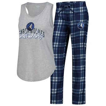 Women's Concepts Sport Navy Minnesota Timberwolves Regulate Tank & Pant Set