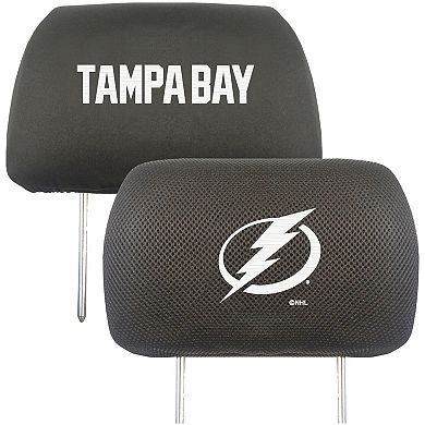Logo Brands Tampa Bay Lightning Car Head Rest Cover