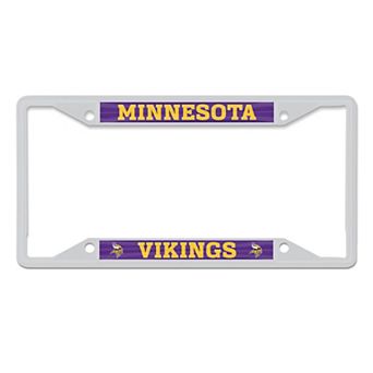 WinCraft Minnesota Vikings Metal License Plate Frame