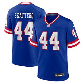 Men's Nike Cam Skattebo Royal New York Giants Alternate 2 Legacy Game Jersey