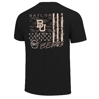 Men's Black Baylor Bears Comfort Colors OHT Camo Overlay T-Shirt