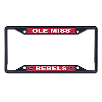 WinCraft Ole Miss Rebels Metal License Plate Frame