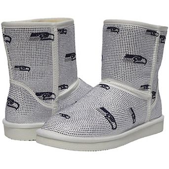 Women's Cuce Seattle Seahawks Logo Pull on Ankle Boots
