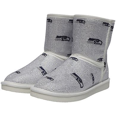 Women's Cuce Seattle Seahawks Logo Pull on Ankle Boots