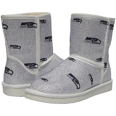 Women's Cuce Seattle Seahawks Logo Pull on Ankle Boots