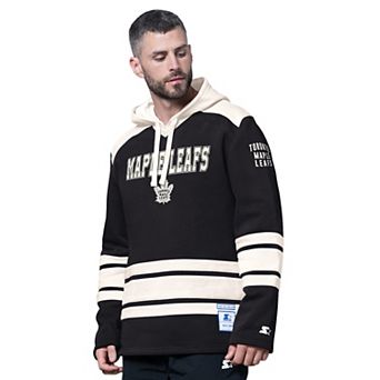 Men's Starter Black Toronto Maple Leafs Slapshot Fashion Hoodie