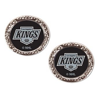 WinCraft Los Angeles Kings Logo Round Post Earrings