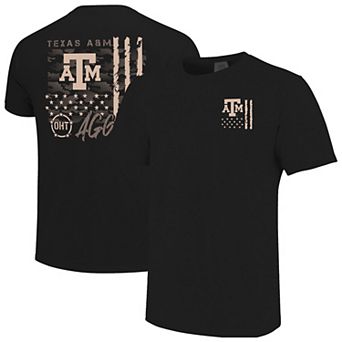 Men's Black Texas A&M Aggies Comfort Colors OHT Camo Overlay T-Shirt