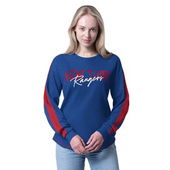 Women's G-III 4Her by Carl Banks Royal New York Rangers Advantage Thermal Long-Sleeve T-Shirt