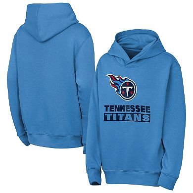 Youth Outerstuff Light Blue Tennessee Titans Back to Basics Hoodie