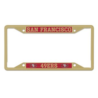 WinCraft San Francisco 49ers Metal License Plate Frame