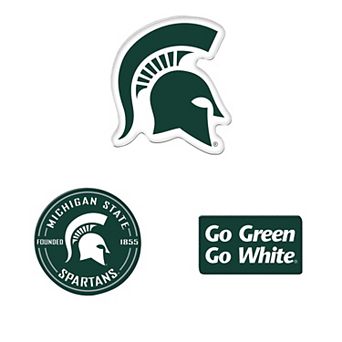 WinCraft Michigan State Spartans 3-Pack Premium Fridge Magnet Set