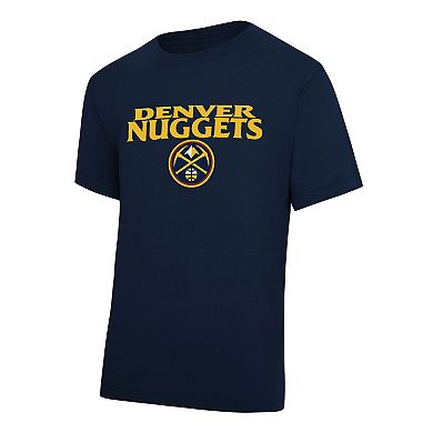 Men's Concepts Sport Navy/Gold Denver Nuggets Avondale T-Shirt & Flannel Pants Set