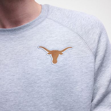 Men's Nike Heather Gray Texas Longhorns Tech Fleece Raglan Sweatshirt
